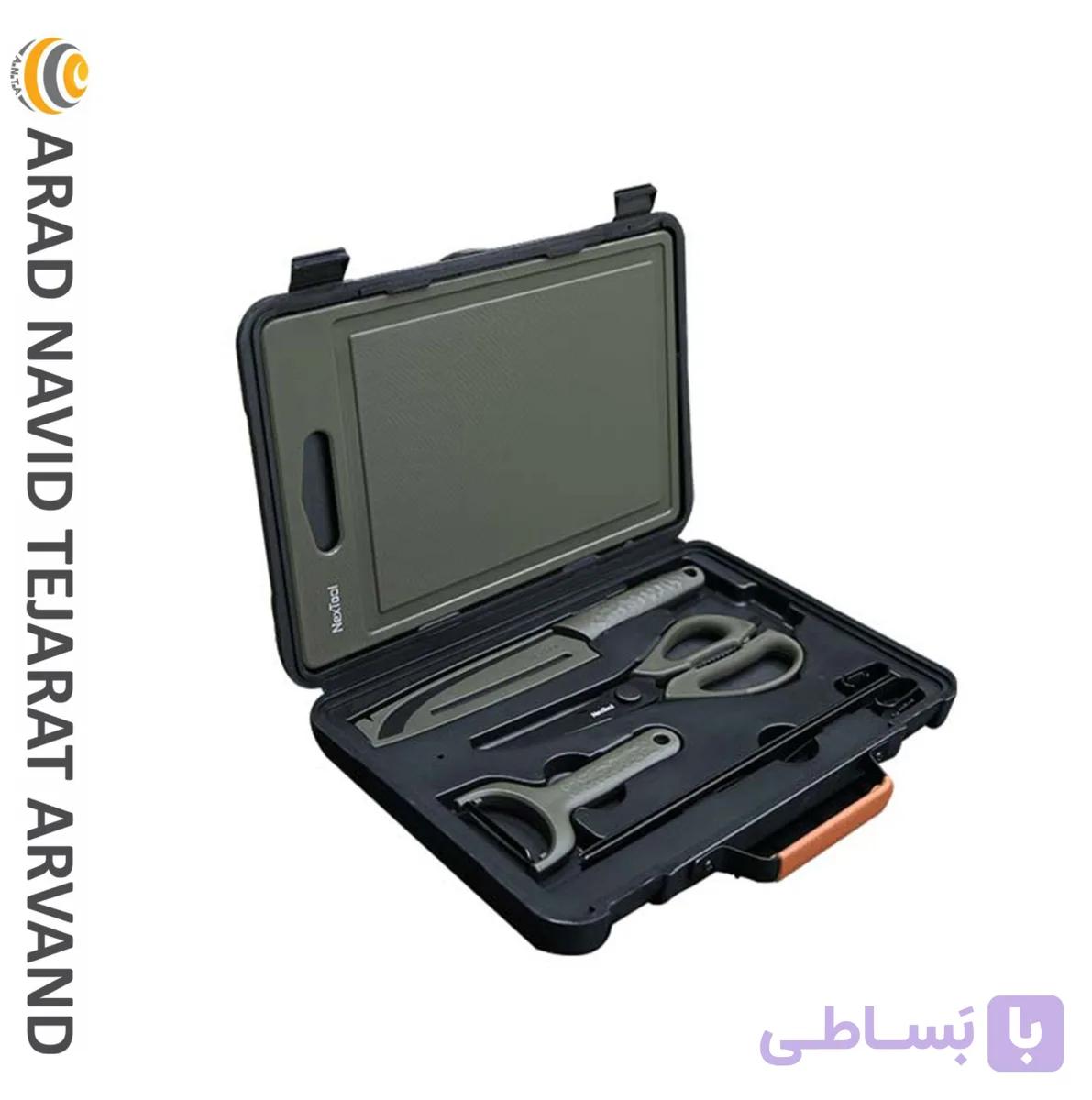 مجموعه ابزار باربیکیو، لوازم جانبی کمپینگ در فضای باز-کدمحصول16T1022 — تصویر 1