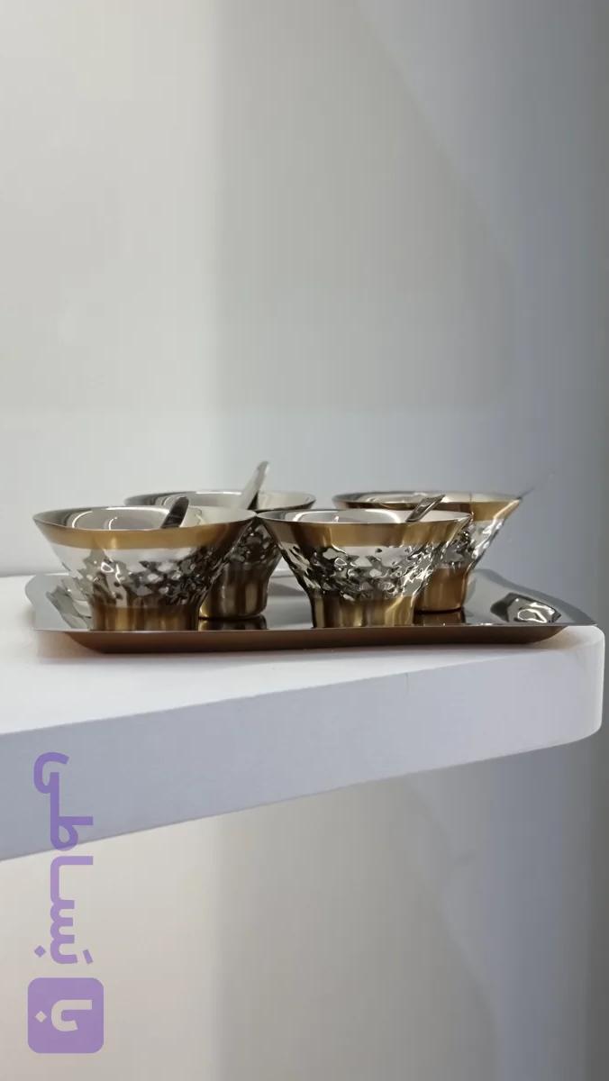 پیاله بستنی خوری استیل وارداتی