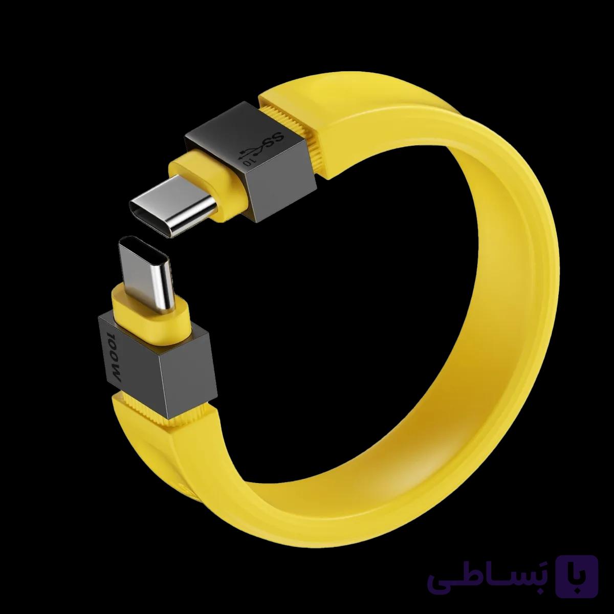 کابل شارژ SHARGE مدل SL017U USB‑C به USB‑C طول 14 سانتی متر