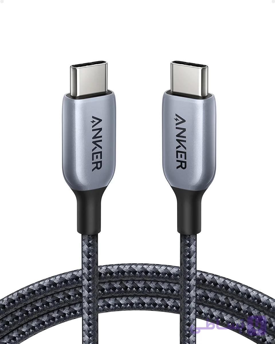 کابل شارژ 0.9 متری انکر مدل Anker Prime USB-C to USB-C Cable A88E2