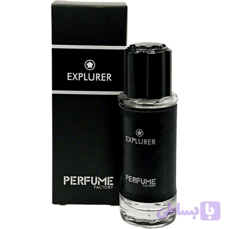 عطر جیبی پرفیوم فکتوری مردانه EXPLURERمونت بلنک اکسپلور ۳۰ میلی