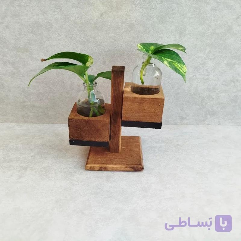 استند رومزیزی چوبی مدل پله