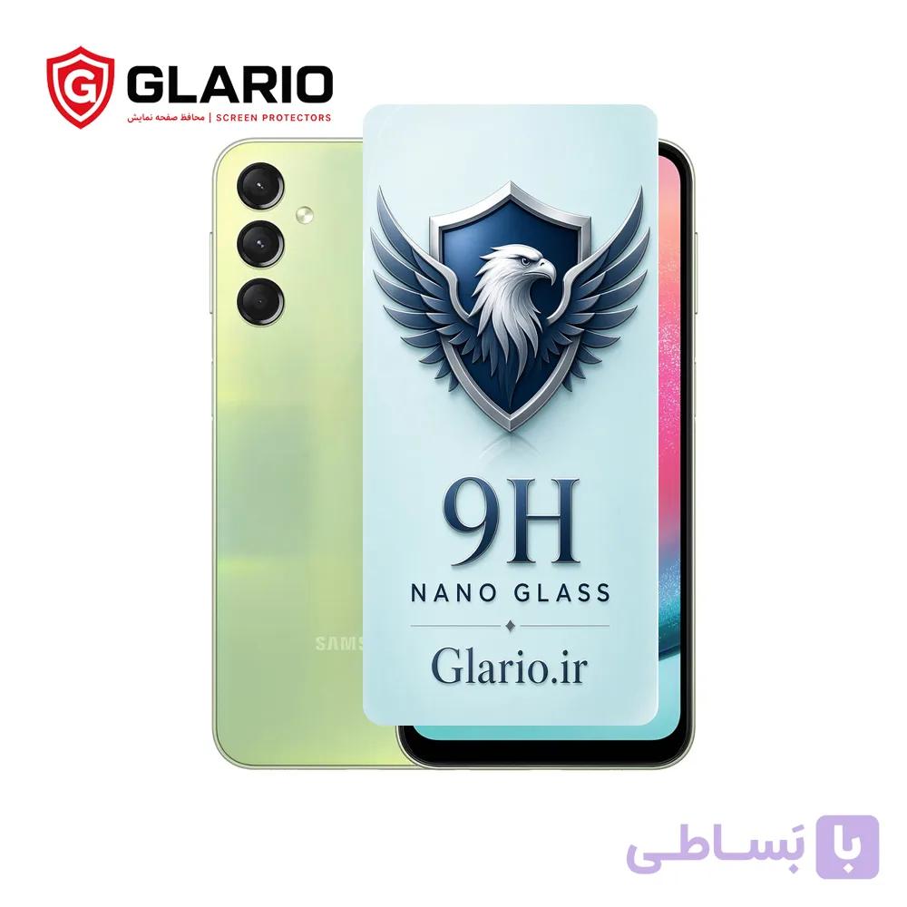 گلس نشکن نانو سامسونگ Samsung Galaxy A24 4G | محافظ صفحه 9H Anti Shock — تصویر 1
