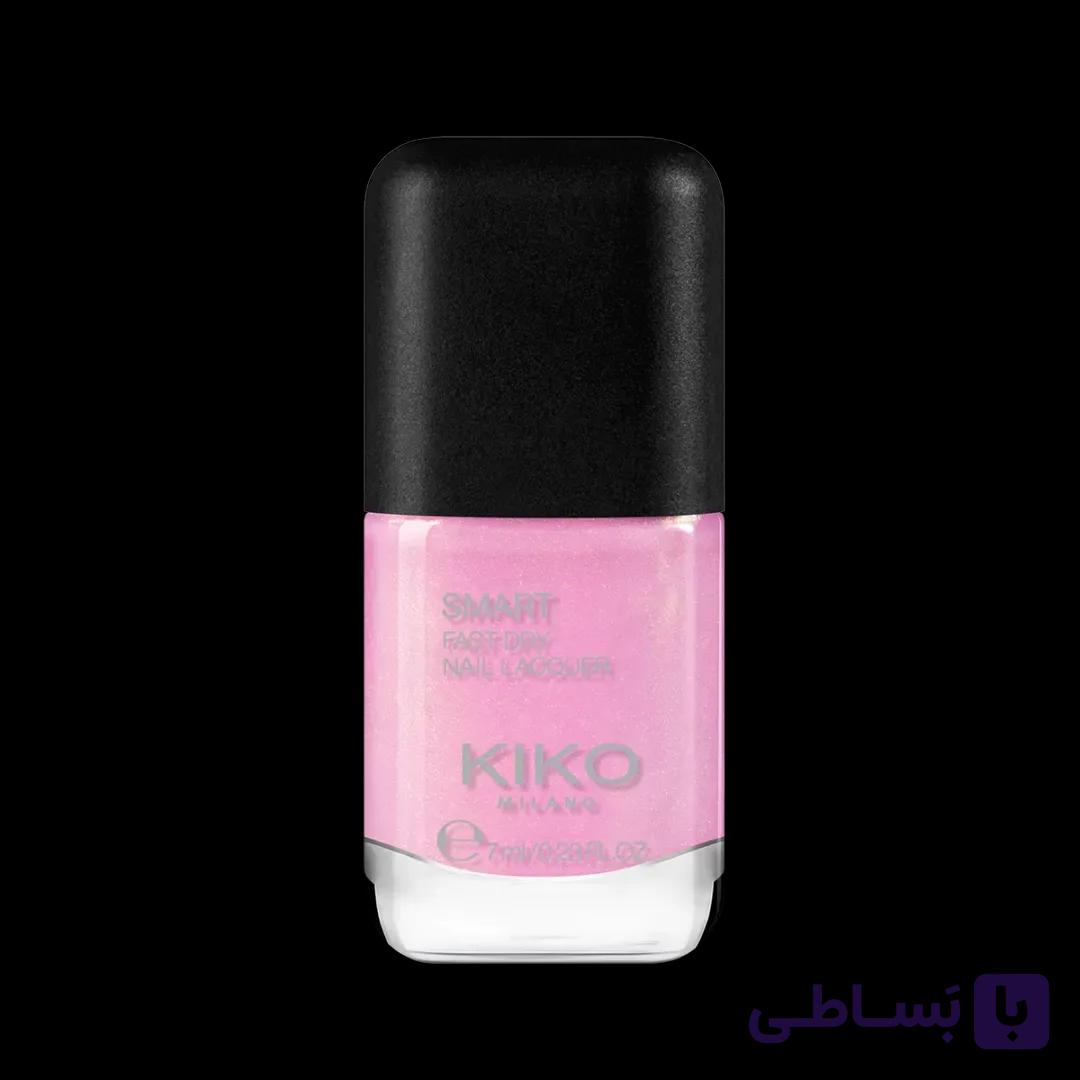 لاک ناخن اسمارت کیکو میلانو شماره 22 رنگ رز صورتی مرواریدی — تصویر 1