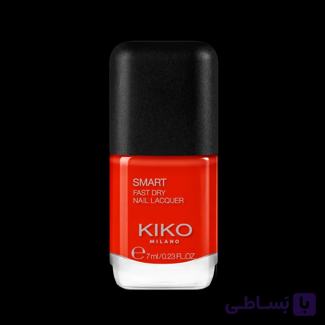 لاک ناخن اسمارت کیکو میلانو شماره 10 قرمز شمعدانی — تصویر 1