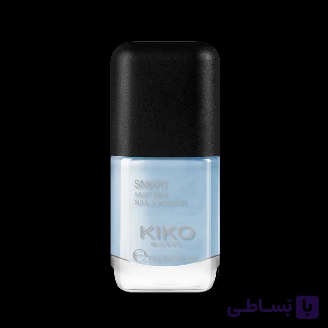 لاک ناخن اسمارت کیکو میلانو شماره 81 آبی روشن مرواریدی — تصویر 1