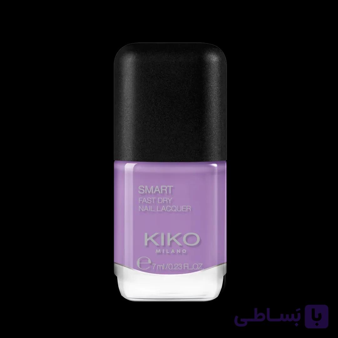 لاک ناخن اسمارت کیکو میلانو شماره 77 بنفش پاستلی — تصویر 1