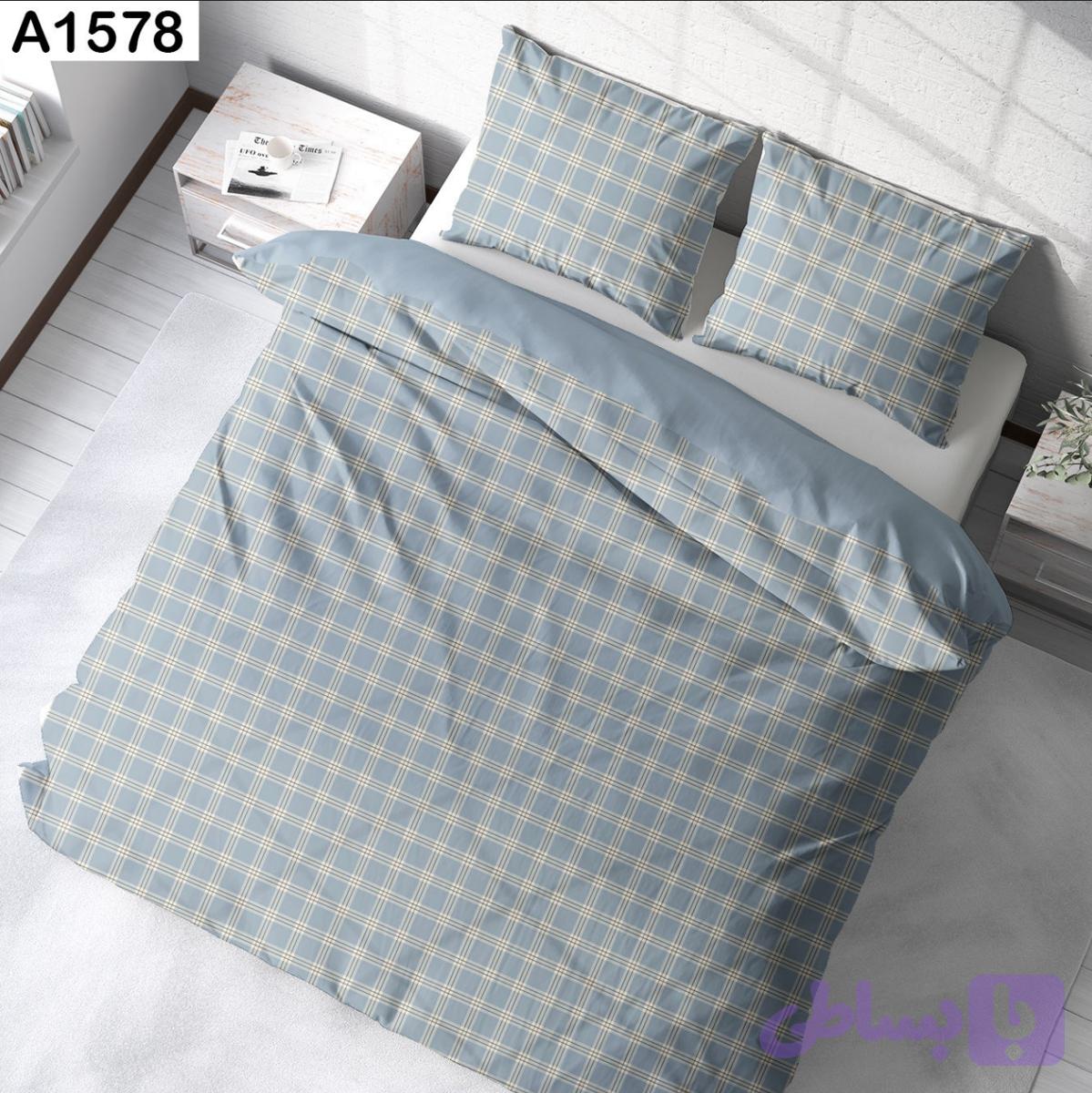 روتختی یکنفره سه بعدی طرح چهارخونه ــ 1578