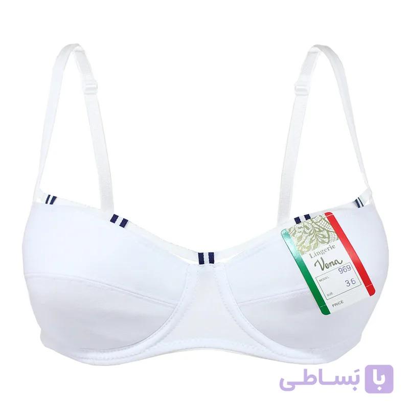 سوتین ونا تایلندی اصل کد 969 رنگ سفید — تصویر 1