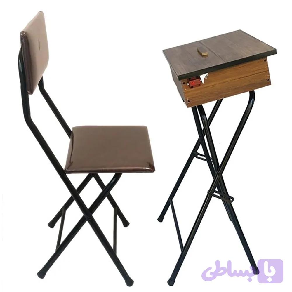 میز و صندلی نماز اطلس نوین مدل باکس دار تاشو و قابل حمل