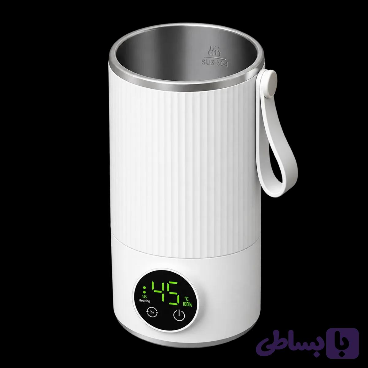 ماگ شارژی گرم کن و همزن برقی RK-2 — تصویر 1
