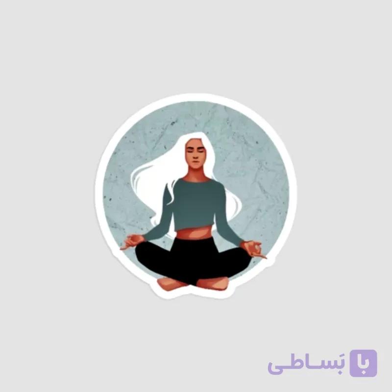 استیکر ضدآب برش خورده طرح سنگ قبر سایز ۳ سانتی متر