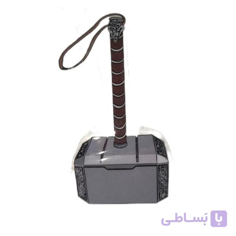 استیکر ضدآب برش خورده طرح پتک ثور سایز بزرگ