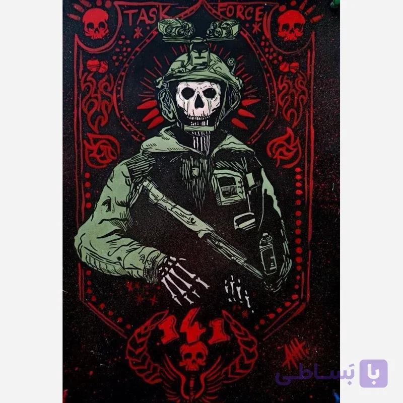 استیکر کارت بانکی طرح کالاف دیوتی Call of Duty مدل ۱