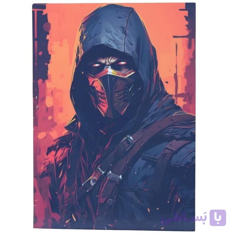 تابلو شاسی طرح اسکورپین Scorpion سایز ۱۸x۱۳ سانتی متر