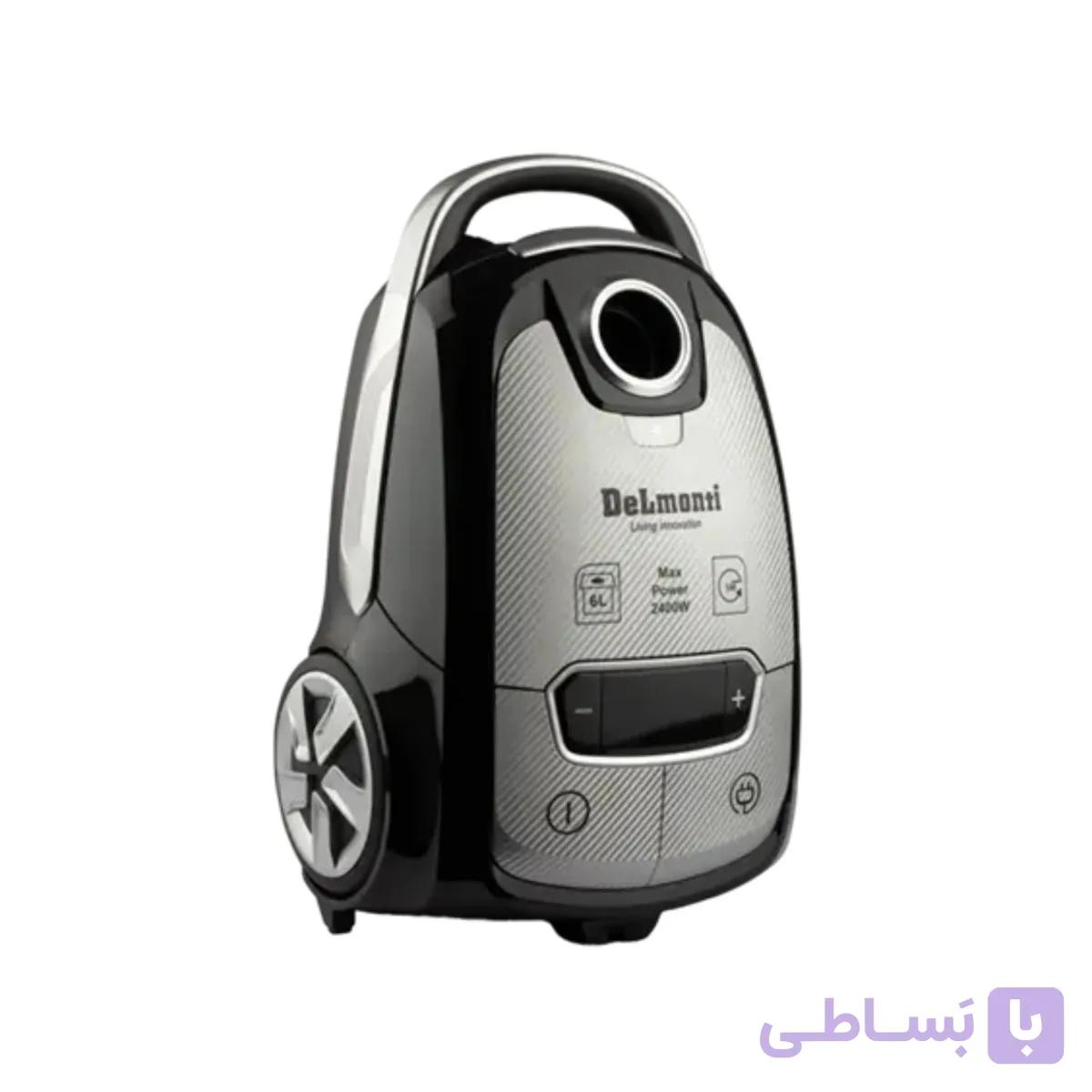 جارو برقی دلمونتی DL4۶۰ سوپرسایلنت ۲۴۰۰ وات نقره ای