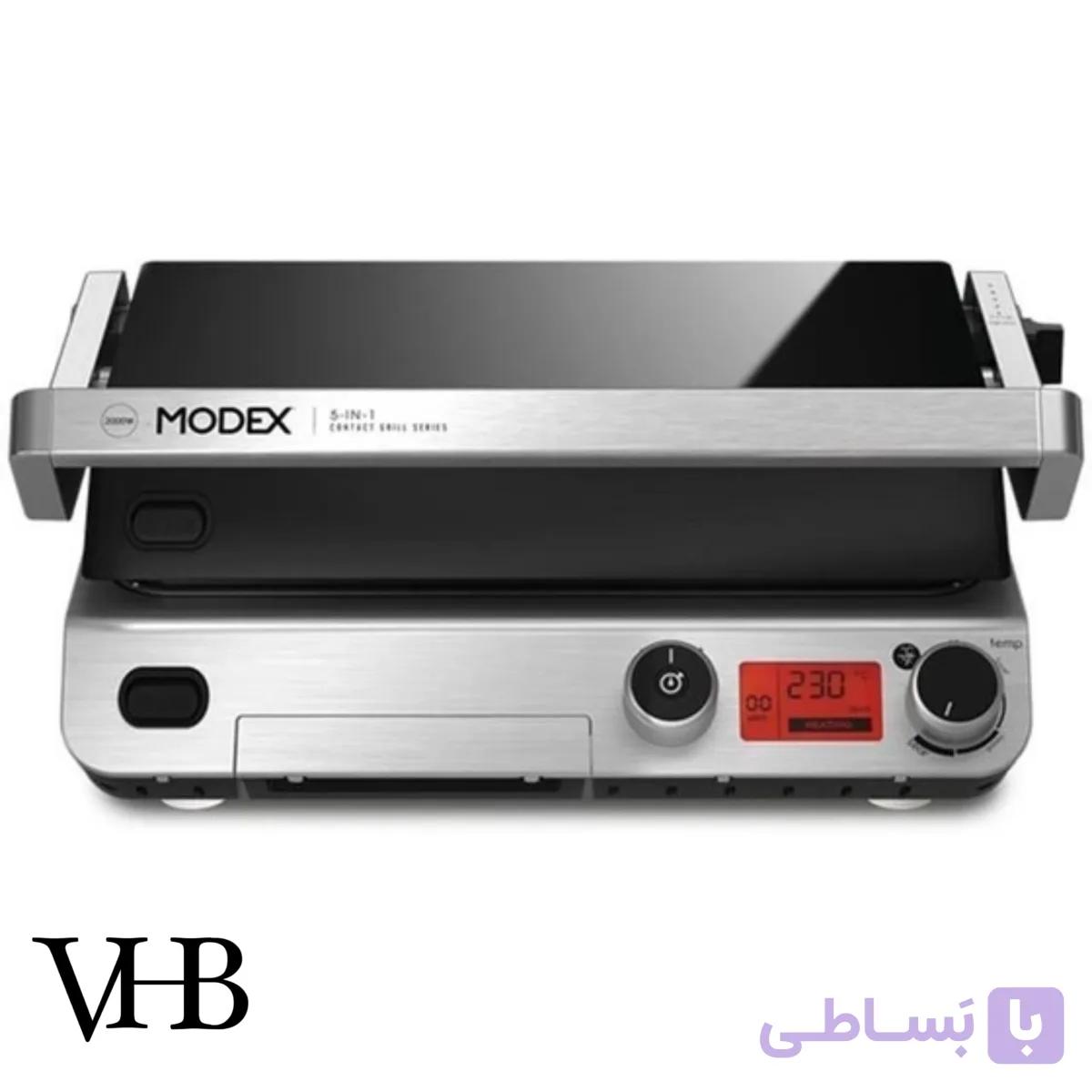 گریل و ساندویچ ساز مودکس مدل CG910 ظرفیت چند کاره با بدنه استیل