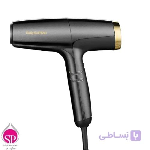 سشوار ایتالیایی بابیلیس پرو مدل Falco مشکی/طلایی — تصویر 1
