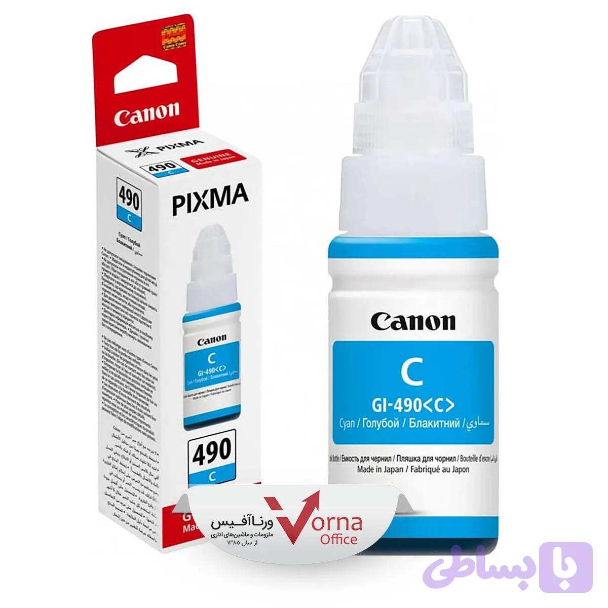 جوهر Canon اورجینال مدل Gl490 رنگ آبی سایان — تصویر 1