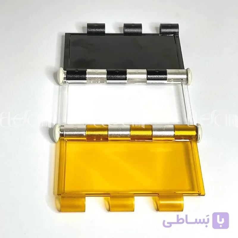 تیغه کرکره برقی پلی کربنات لوله استیل 4 میل — تصویر 1