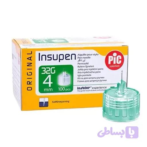 سرسوزن انسولین 4 پیک