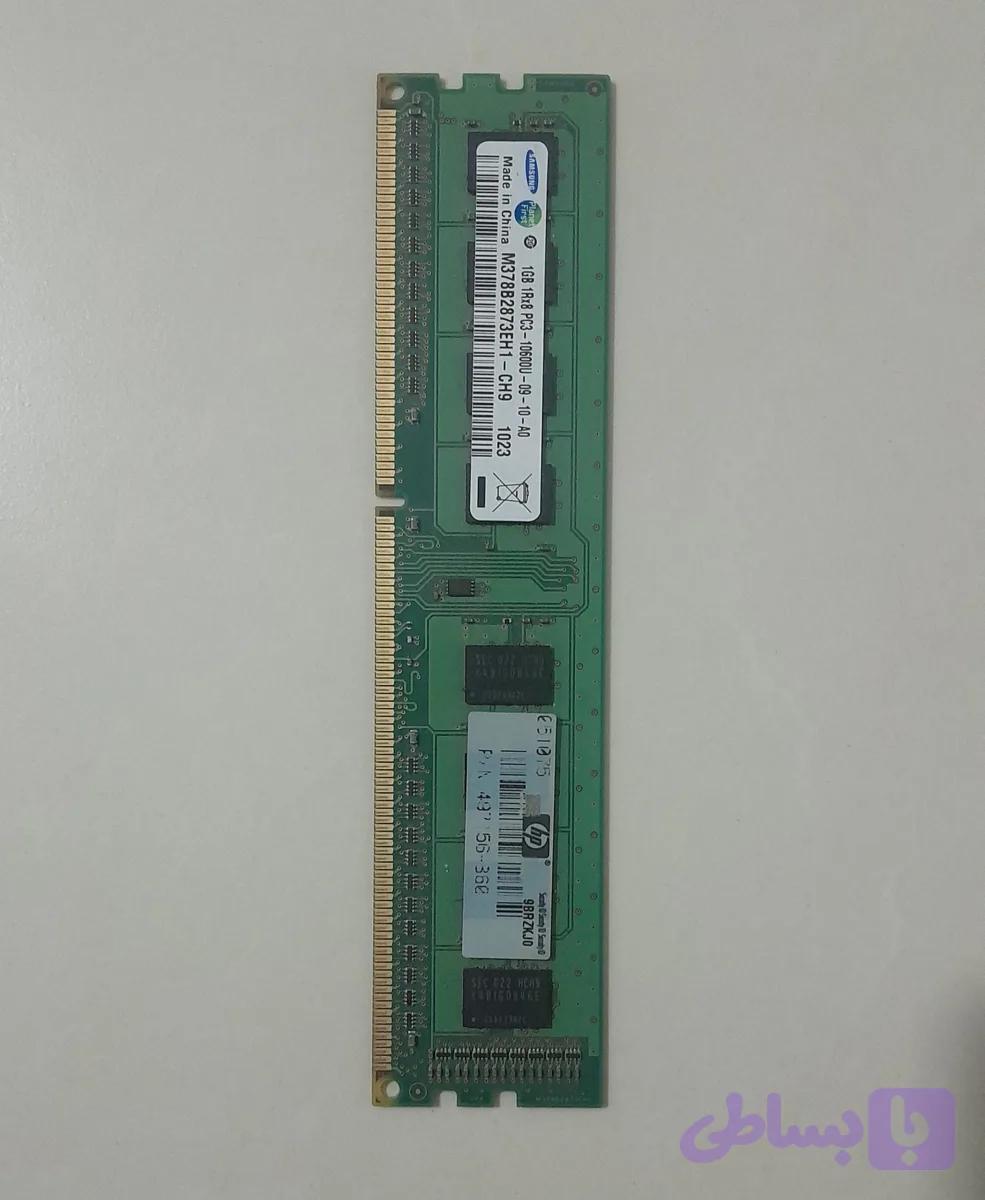 رم کامپیوتر سامسونگ با ظرفیت 1 گیگ ddr3