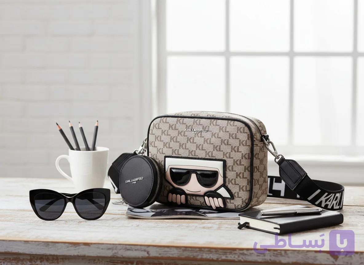 کیف زنانه کراس‌بادی KARL LAGERFELD مدل Maybelle