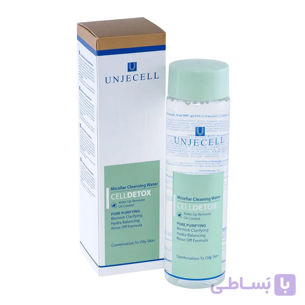 محلول پاک کننده آرایش صورت آنژسل UNJECELL 200ml