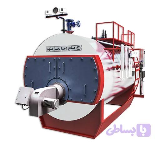 دیگ بخار 2.5 تن سه پاس