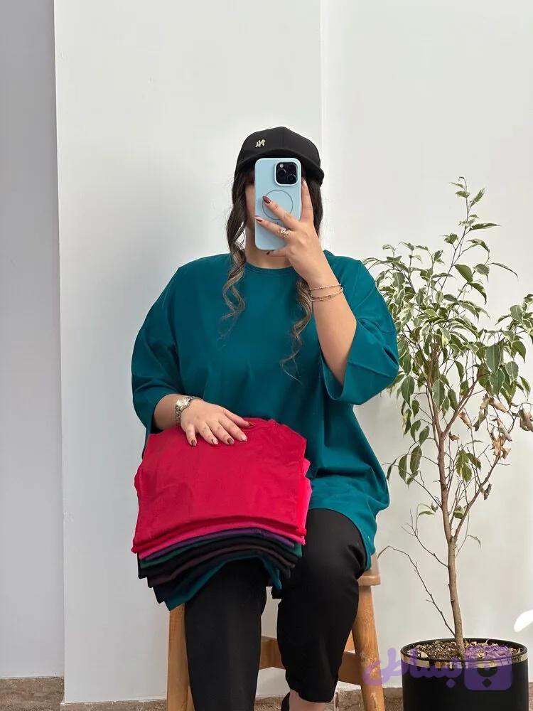 تیشرت سایزبزرگ بیسیک — تصویر 1
