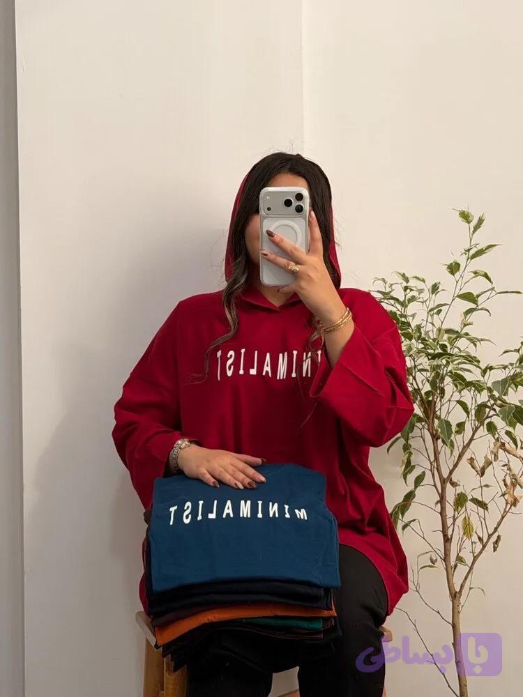 تیشرت کلاهدار MINIMALIST — تصویر 1