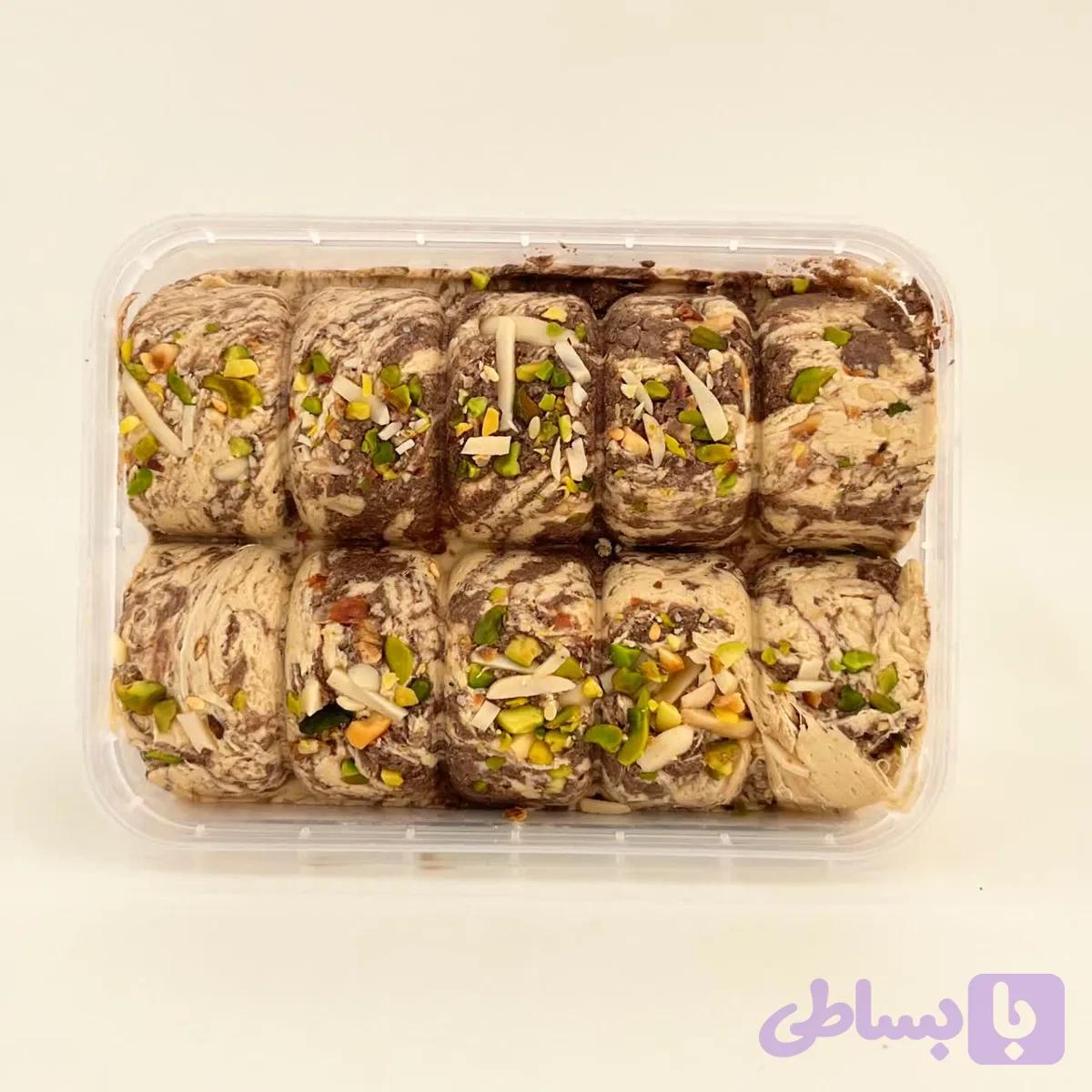 حلواشکری رولتی شکلاتی