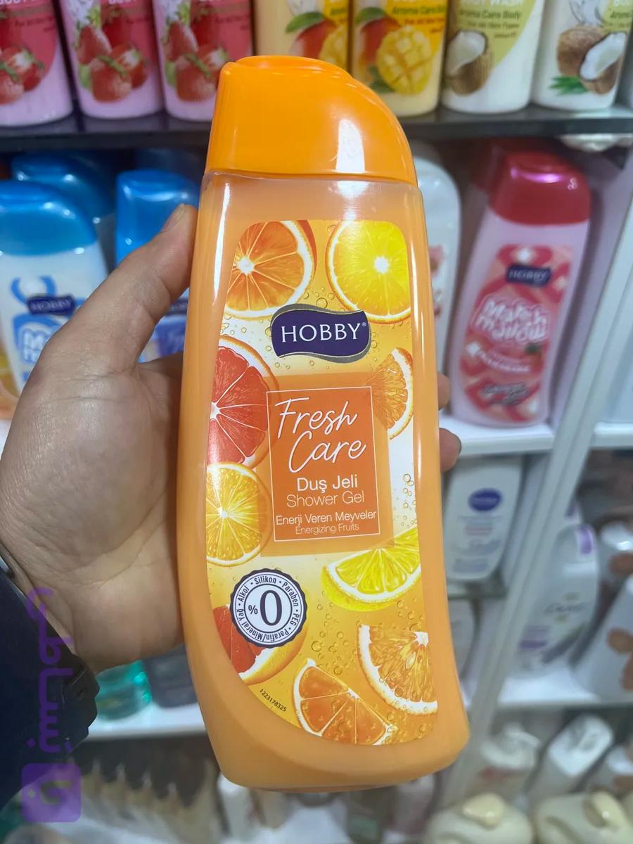 شامپو بدن هوبی (Hobby) مدل Energizing Fruits سری Fresh Care – حجم ۵۰۰ میلی‌لیتر