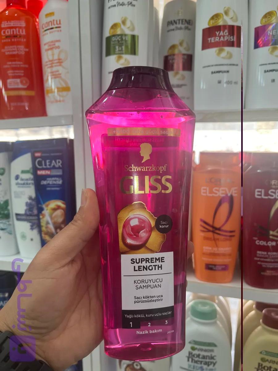 شامپو گلیس مخصوص کف سر چرب و ساقه خشک Gliss