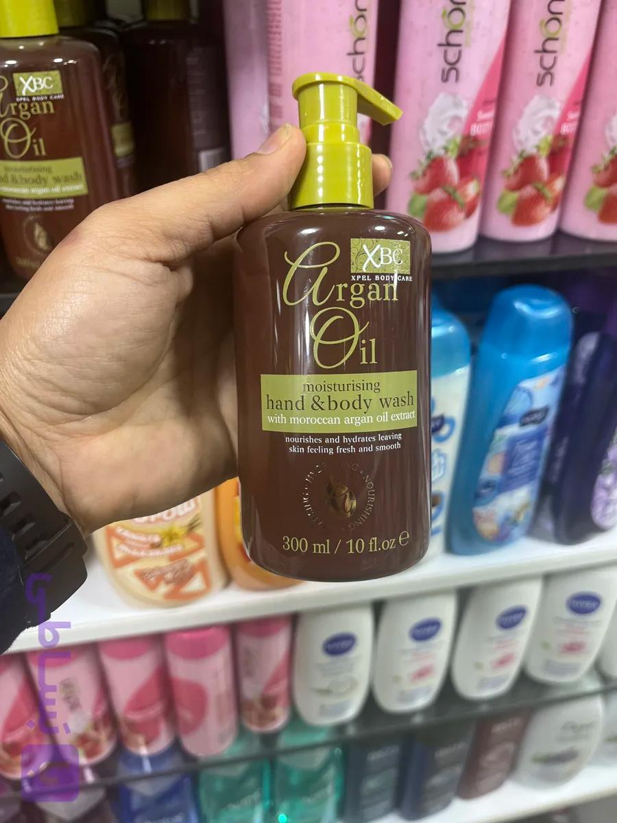شامپو بدن XBC مدل Argan Oil آبرسان و مغذی - حجم ۳۰۰ میلی‌لیتر
