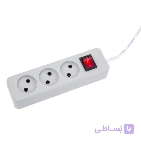 شهاب پریز سه خانه بدون ارت با دوشاخه