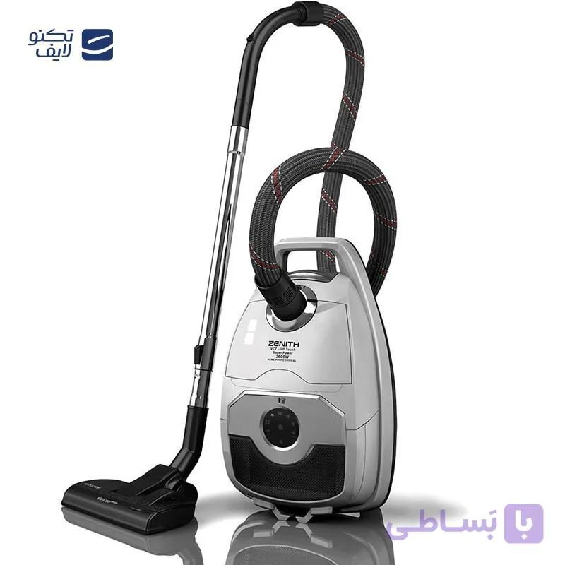 جارو برقی دیجیتال لمسی زنیت مدل VCZ600 ظرفیت ۲۶۰۰ وات — تصویر 1
