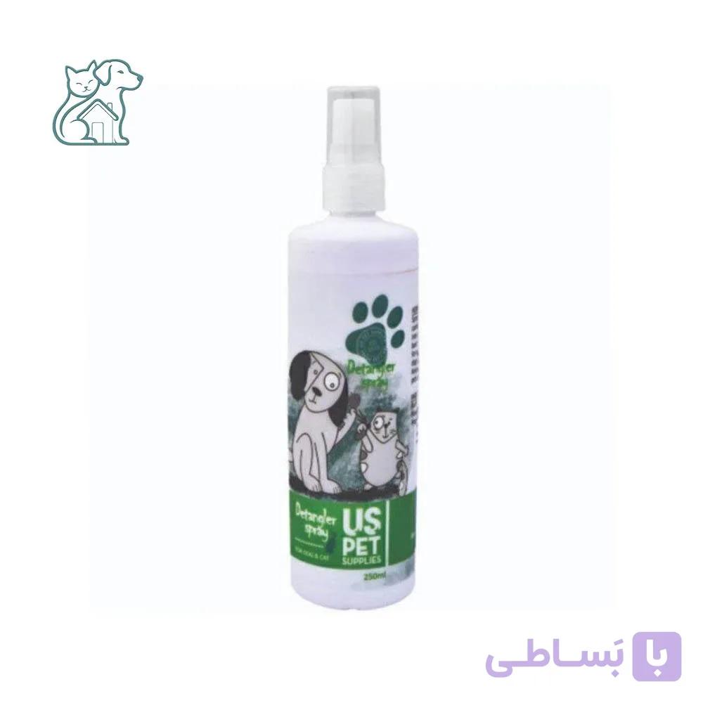 اسپری گره باز کن مخصوص سگ و گربه 250 میل یو اس پت کد 86661