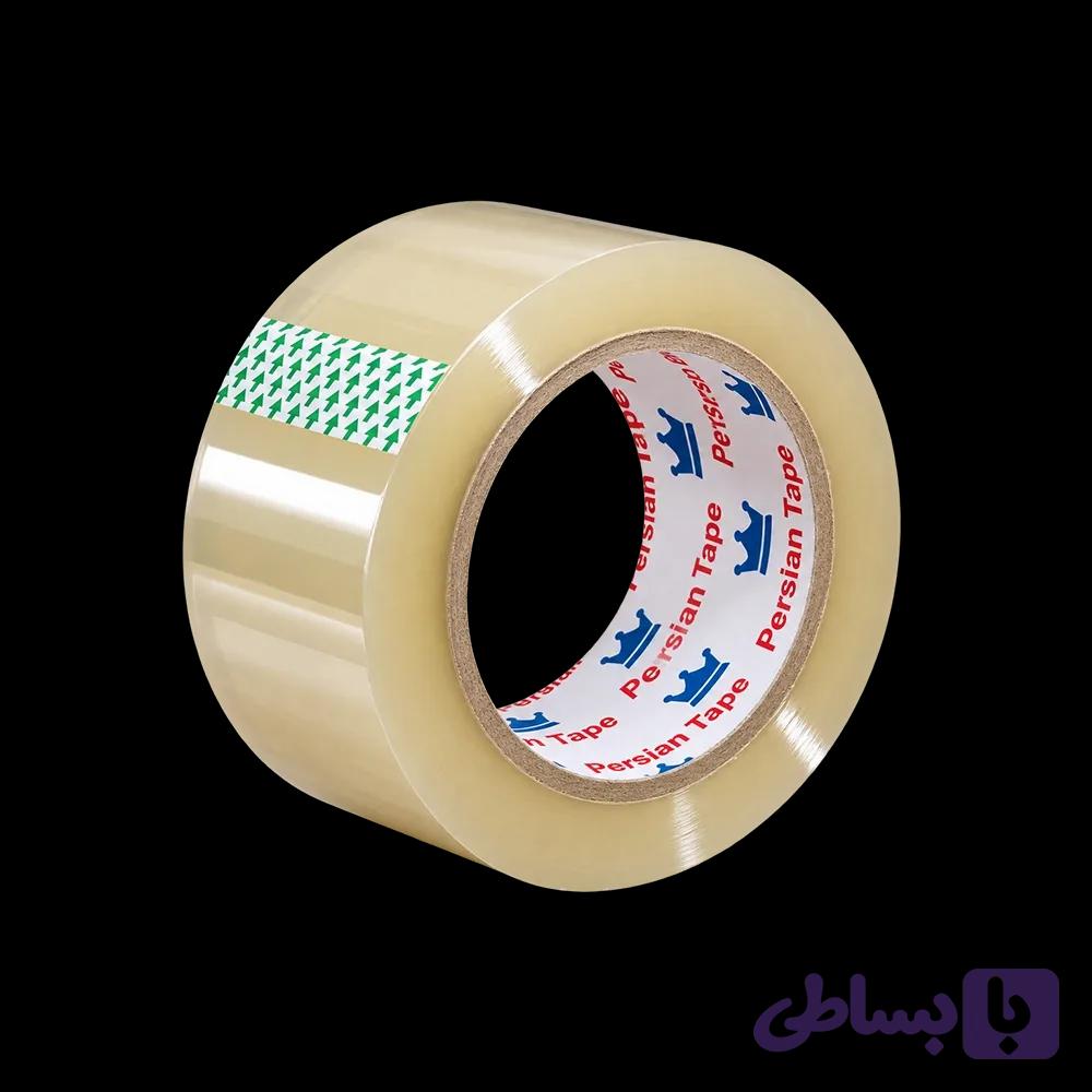 چسب پهن شفاف پرشین تیپ 90 یارد 50 میکرون