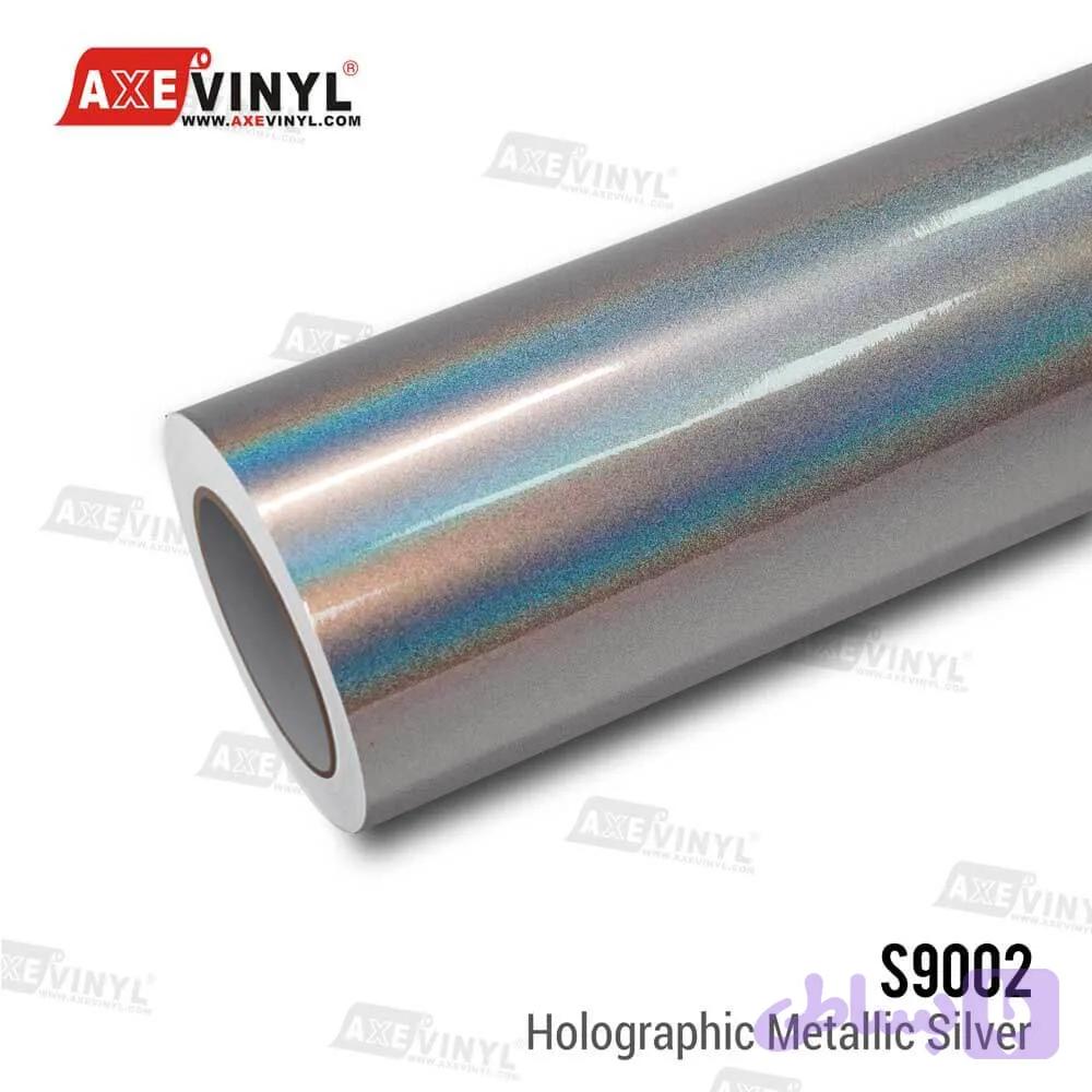 Gloss Holographic Silver Vinyl | S9002 — تصویر 1