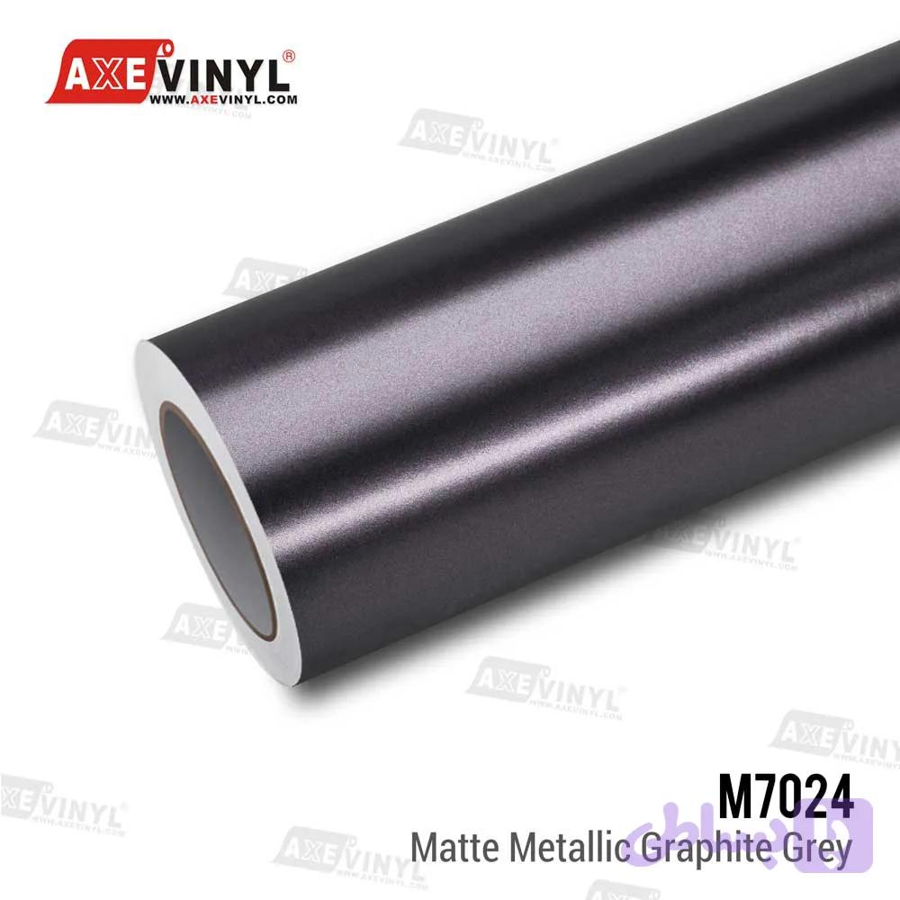 Matte Metallic Graphite Grey Vinyl | M7024 — تصویر 1