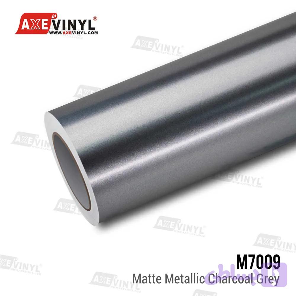Matte Metallic Charcoal Grey Vinyl | M7009 — تصویر 1