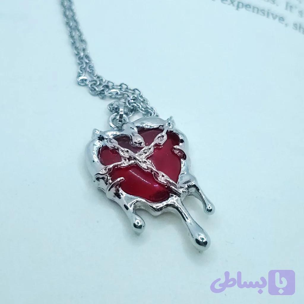 گردنبند تاراکسا مدلDark heart — تصویر 1