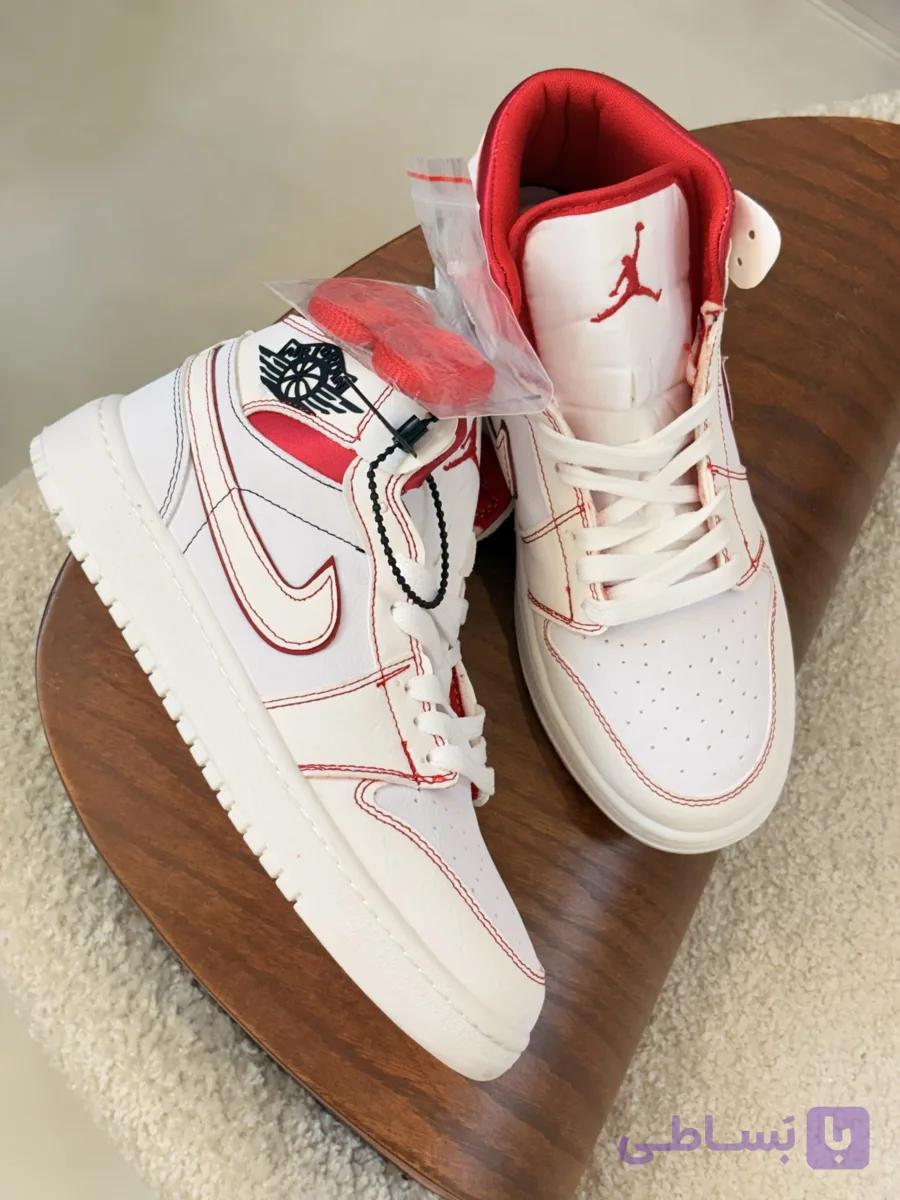 کفش کتونی نایک ایر جردن ۱ ساقدار قرمز وارداتی | Nike Air Jordan 1 High Chicago Red — تصویر 1
