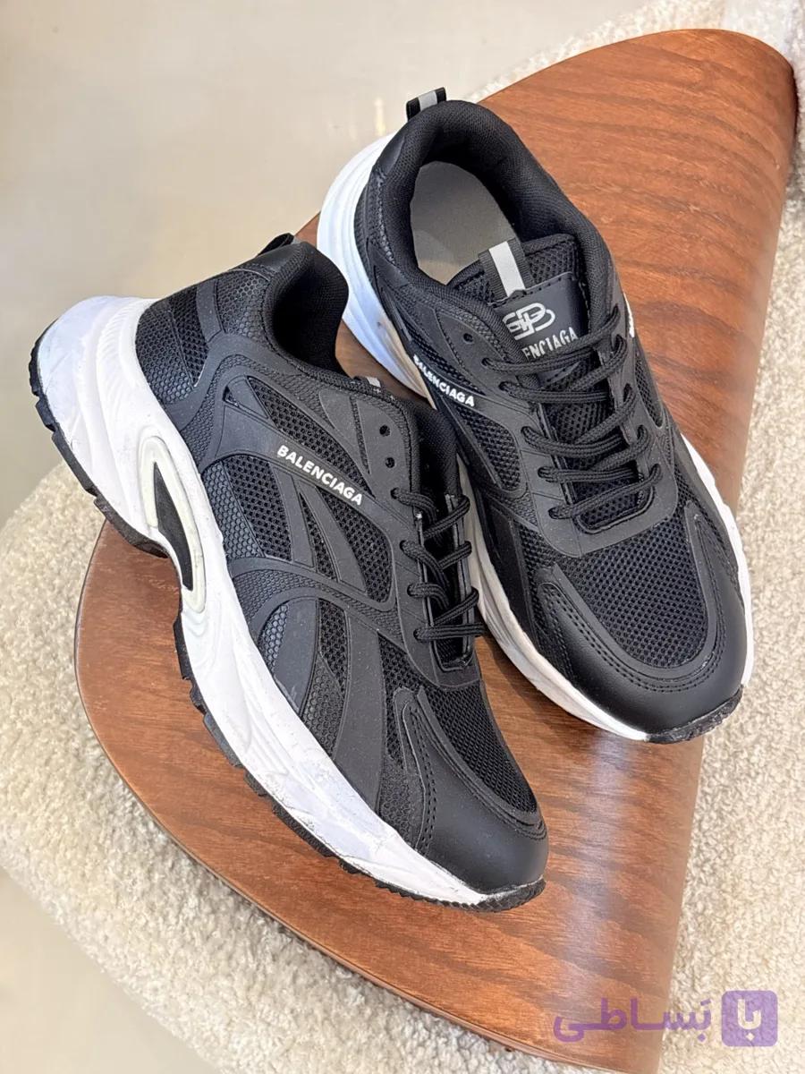 کفش کتونی بالنسیاگا مشکی وارداتی لژدار | Balenciaga Chunky Black Sneaker — تصویر 1