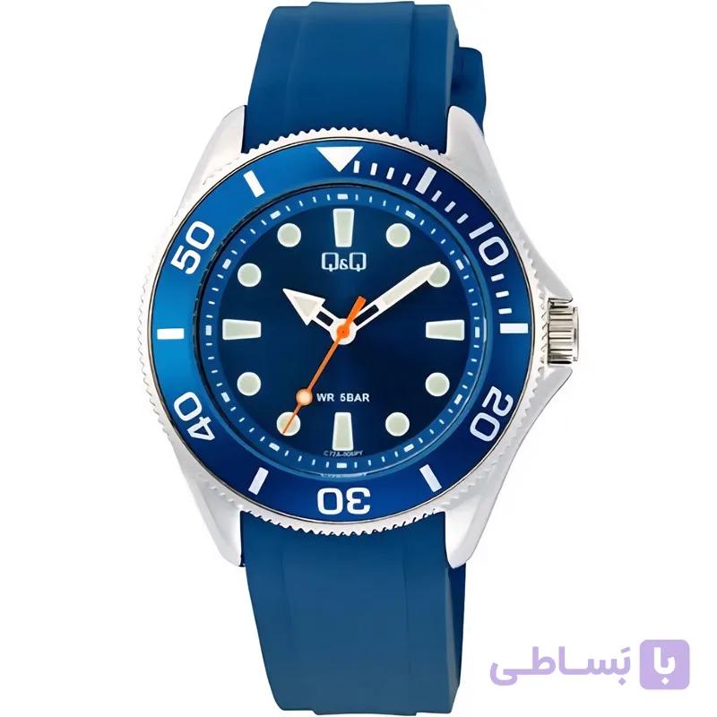 ساعت مچی عقربه‌ای کوارتز مردانه کیو اند کیو مدل C72A-006PY
