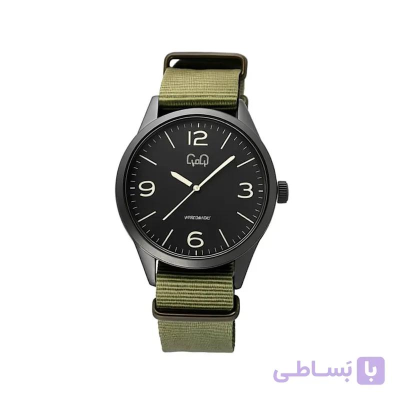 ساعت مچی عقربه‌ای کوارتز مردانه کیو اند کیو مدل Q77B-004PY