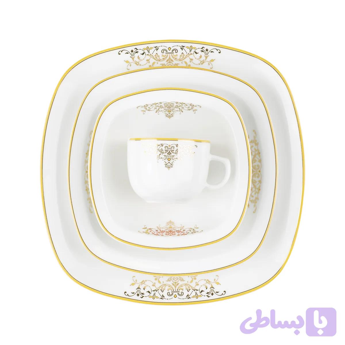 سرویس چینی 98 پارچه کامل مونت کارلو طلایی(چینی زرین) — تصویر 1