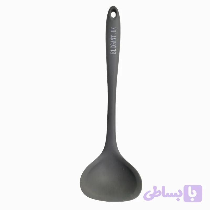 ملاقه سیلیکونی بزرگ الگانت 30 سانتی | ملاقه تمام سیلیکون مقاوم در برابر حرارت — تصویر 1