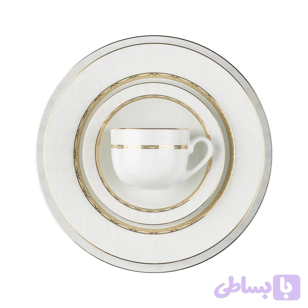 سرویس چینی 102پارچه کامل هدیه طلایی — تصویر 1